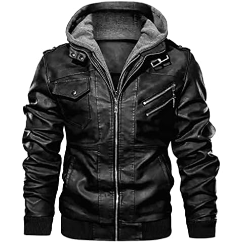 Veste Cuir Homme ZRYAZQ Cover