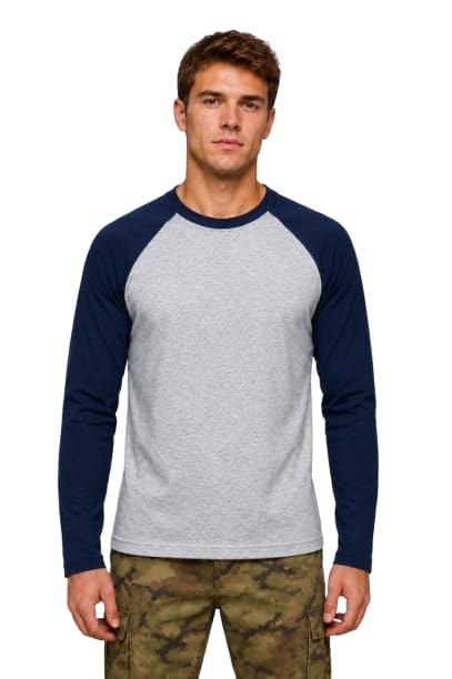 Image of FN3 Men's Regular Fit Color Block Raglan Sleeve Tshirt|| Tshirt for Men