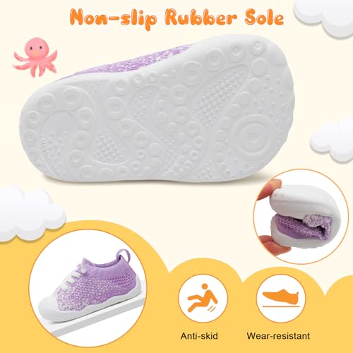 Jiasuqi 24Q2A1706-GRPURPLE-128 Infant Sneakers Baby Shoes thumb #3