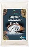 Jiva Organics Organic Arrowroot Flour (Powder) 2 Pound Bag - Raw, Non-GMO