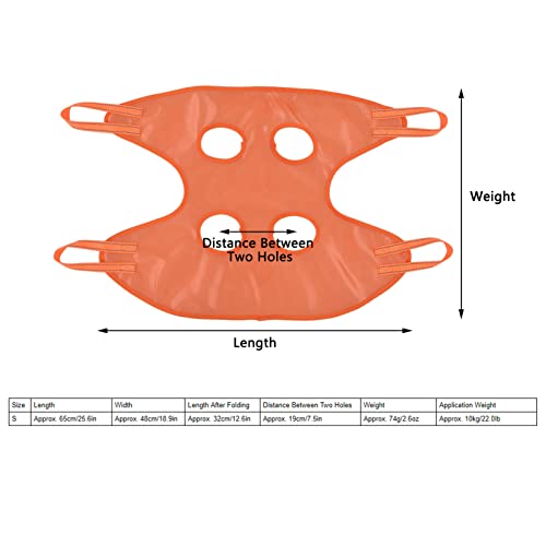Glomora Arnês de rede para tosa de cães, estilingue de tosa para cães, respirável, macio, lavável, r