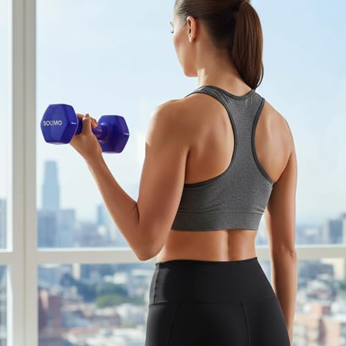 Image of Amazon Brand - Solimo Vinyl Dumbbell