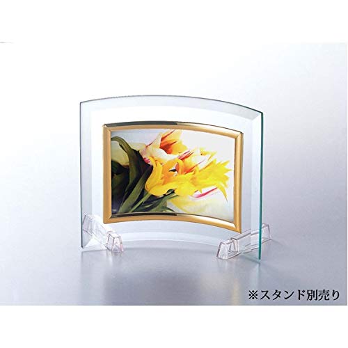 Amazon.co.jp: クリスタル 湾曲 フォトフレーム 写真立て L版