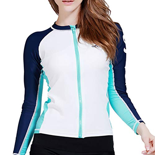 CapsA Womens Wetsuit Top Jumpsuit Neoprene Scuba Diving Wetsuits One Piece Short-Sleeve Snorkeling