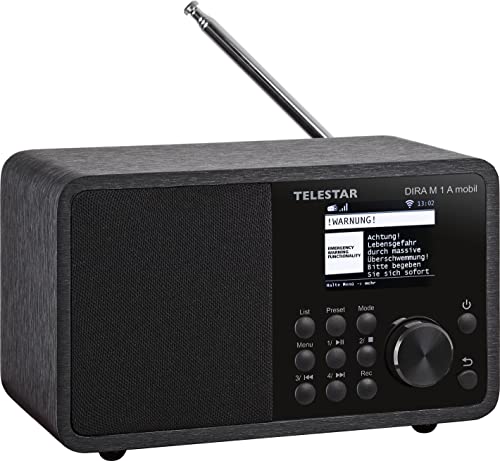 Telestar DIRA M 1 A mobil - Akku Digitalradio / Internetradio (DAB+ / DAB / UKW / FM / Internet, Li-Ion Akku, WLAN… - Image 6