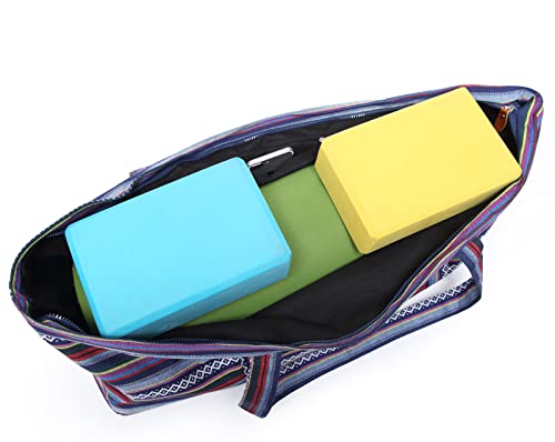 Elenture Large Yoga Mat Bag For 1/4 1/3 2/5 1/2-Inch Extra Thick Exercise Yoga Mat, Exercise Yoga Mat Tote Sling Carrier With Mat Carrying Strap And Large Pocket For Women Men #TOP2