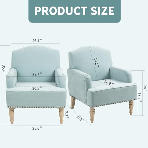 Sillón Plegable Poliéster Azul claro miniatura 2