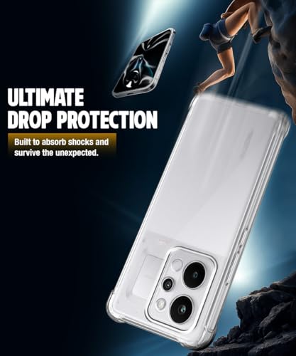 Image of WOW IMAGINE Clear Back Cover Case for Realme P4 Power 5G | Realme Narzo Power 5G | Shockproof Soft TPU Case | Cushioned Edges for Ultimate Protection Back Cover Case - Transparent