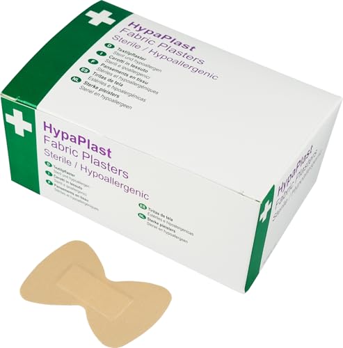 Safety First Aid Group HypaPlast Fabric Plasters, Fingertips (Pack of 100)
