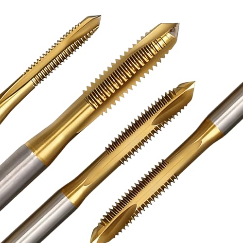 7 Stück Gewindebohrer Set,M2 M2,5 M3 M3,5 M4 M5 M6,Gewindeschneider Set Mit Rostschutzbeschichtung,Schnellarbeitsstahl Gewindebohrer,Passend Für Akkuschrauber,Geeignet Für Metall,Holz,Kunststoff