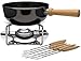 Produktbild Silit Käsefondue Set 9-teilig, Fondue für 6 Personen, Silargan Funktionskeramik, Induktion, spülmaschinengeeignet, Fondueset, Kasserolle Rechaud Brenner Fonduegabeln