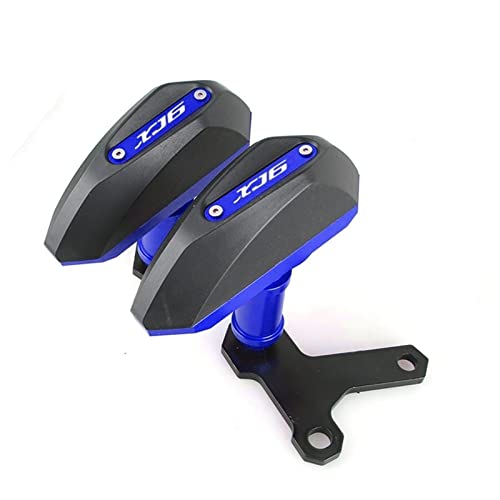 Barres carénage pour YAMAHA XJ6 Diversion, patins de protection anti-chute cadre bleu