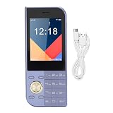 Oreilet Cellulare Basic 2G, Display 2,8", Barra Sottile, Tasti Grandi, Cellulare con 3 Slot per Schede, Radio FM, Torcia Elettrica, Telefoni Cellulari Semplici per Anziani, Studenti (BLUE)