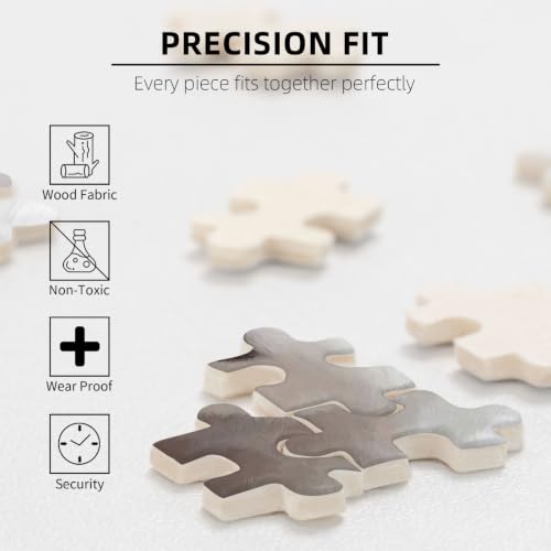 500 Piece Puzzles for Adults Personalized Wooden Puzzles Lovely Maltese Dog Jigsaw Puzzles Gift Custom Puzzle from Photos Challenging Puzzles for Family Wedding Christmas Birthday Gifts 20.4 x 15 in - Image 3