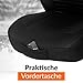 Upgrade4cars Autositzbezüge Vordersitze Schwarz | Auto-Schonbezüge Set Vorne für Fahrersitz & Beifahrer | Auto-Sitzbezug Universal | Autozubehör Geschenke für Frauen und Männer