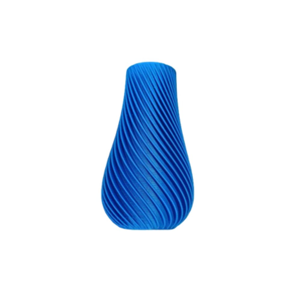 Spiral vase,Flower Vase 3D Printing|(5x9x15cm) (Royal Blue)