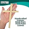Concordia Supply Palm Crosses - 7" x 4.5" Dried, Hand Held Cross Made with Palm Leaves for Easter Sunday, Children's Ministry, & Other Church Events - Traditional Prayer Keepsake (Large, Pack of 50) #1