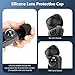 AMAZEAR Screen Protector and Lens Cap Combo for Insta360 X5 Accessories, Insta 360 X4/X5 Tempered Glass Film Screen Cover (2Pack) and Silicone Lens Guards Protective Case Bundle Kit