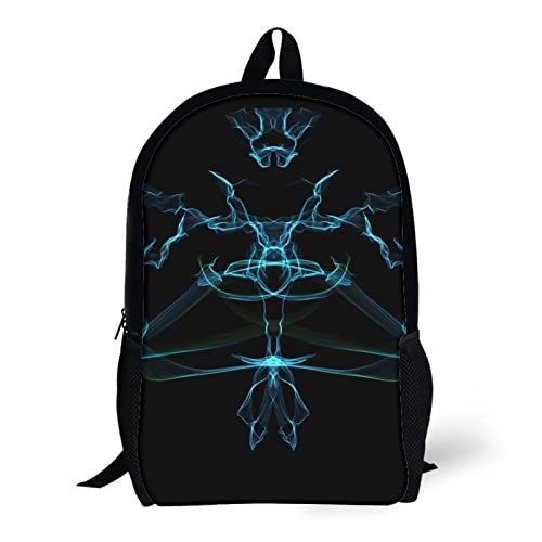 Sac à dos imprimé en 3D de 17 pouces pour l'école et le voyage - 5