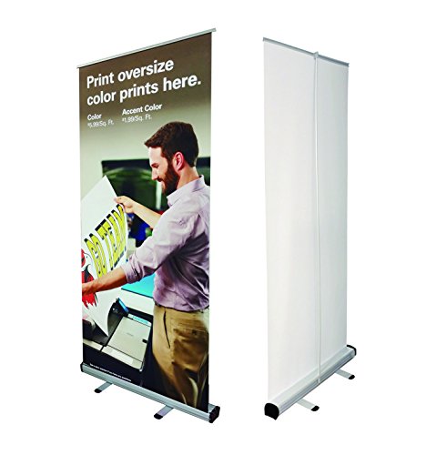 Retractable Pull-up Banner Stand with 33