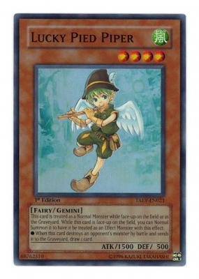 Amazon.com: Yu-Gi-Oh! - Lucky Pied Piper (TAEV-EN021) - Tactical Evolution  - 1st Edition