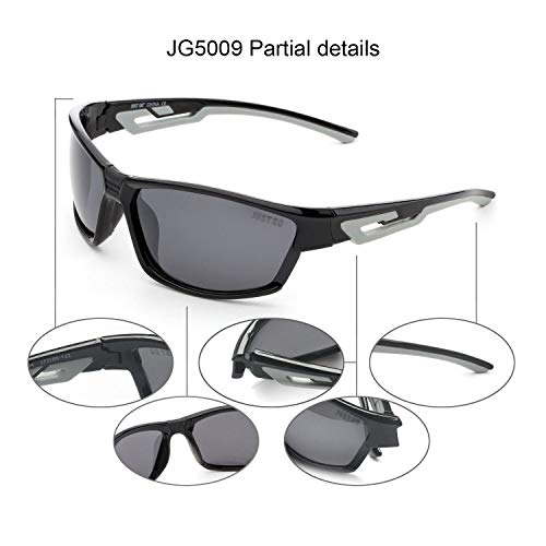 JUST GO Polarized Sports Sunglasses for Baseball Running Cycling Fishing Golf4