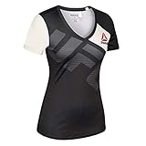 Frauen Adidas UFC offiziellen Reebok Kampf Kit (schwarz/Kreide weiß) Walkout Jersey Damen, Damen, schwarz, Large
