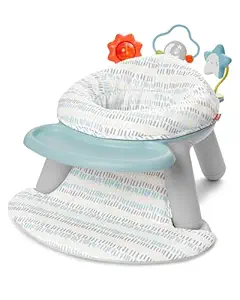 Skip Hop 2 in 1 Activity Floor Seat Silver Lining Cloud, Multicolor, 23x20x15 cm (Pack of 1) (304185)