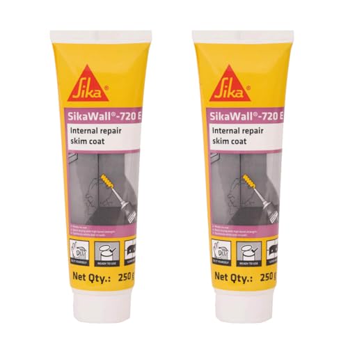 SIKA – Pack of 2 Wall crack repair paste – SikaWall 720 E – Acrylic wall repair cream –Waterproof wall crack filler – Ready to use – 250 g – White (B0D9NLZ167) Amazon Price History, Amazon Price Tracker