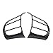 KIMISS Cubierta de Volante de Coche, moldura de Marco, decoración Interior, Pegatina de moldura para Encino Kauai Kona 2017-2020 SUV (Fibra de Carbono)(Fibra de Carbon)