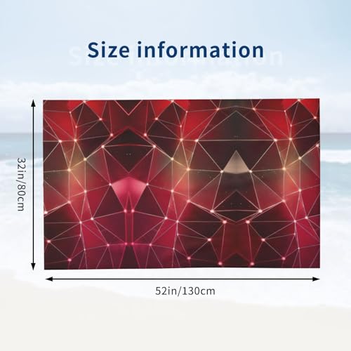 Serviette de bain microfibre ultra douce grand format constellation galaxie - 4
