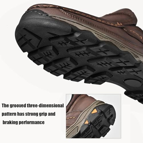 Enjerr Orthopedic Shoes Men, 2025 New Men's Casual Orthopedic Arch Support Hands-Free Slip on Loafers, Comfortable Non-Slip Breathable for Daily Wear & Outdoor Activity2