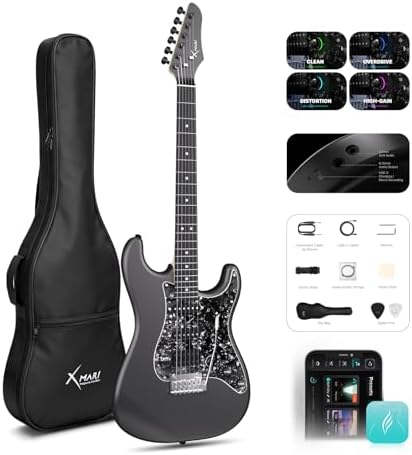 Enya XMARI - Guitarra eléctrica inteligente con efectos DSP integ...