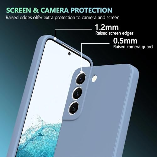 ULXITEYU Soft TPU Slim Case for Samsung Galaxy S22 Plus, Lightweight, Snug Fit, Drop-Resistant, Shock-Absorbent, Scratch-Resistant, Grass Gray - image 5