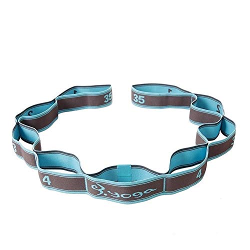 Huanhog Yoga Stretch Bands Expand Pilates Elastic Bands Resistance Bands for Fitness Dance Training Workout Exercise Bands Resistance (Size : Blue)
