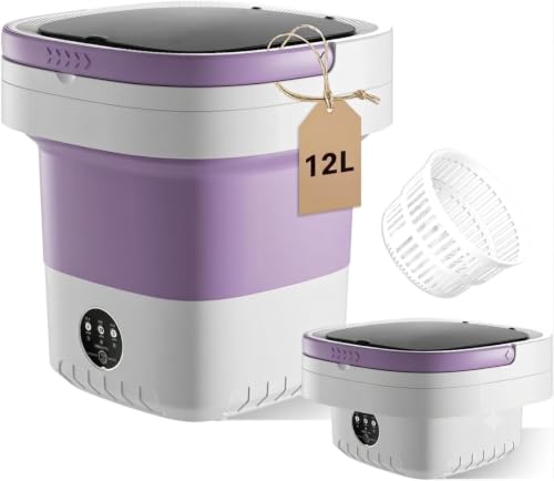 SeMi AuToMaTiC FoLdInG 12L SmAlL MiNi WaShInG MaChInE WiTh DrYeR DeEp CLeAnInG FoR UnDeRwEaR WaShINg MaChInE SeMi AuToMaTiC (s1)