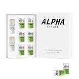 Alpha Infuse Hair Regrowth System, Advanced Hair Growth Treatment | Ginseng, Eclipta Prostrata, Peppermint Oil and Ginger Root | Strengthens Hair Roots, Gentle Painless, For Men & Women (1Box)