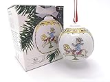 Lieferumfang: 1 Stück Hutschenreuther Porzellankugel Weihnachtskugel 1988 OVP -