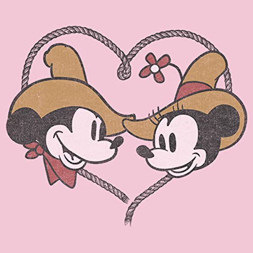Disney Friends Mickey & Minnie Cowboy Heart Girls Standard T-Shirt2