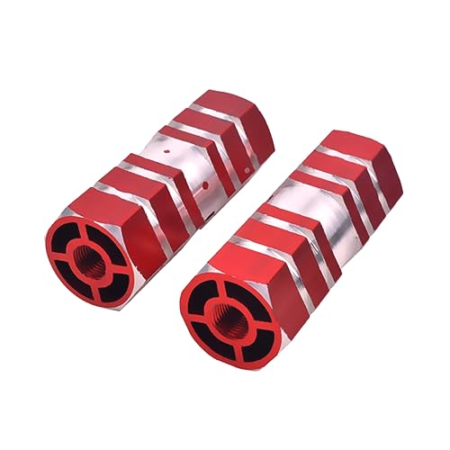 WHAMVOX Alloy Peg Sturdy Pedal Bike Peg for Repairing Red Pedal Footpeg for Mountain Bike Accessory