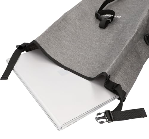 FISCHER Gepäckträgertasche Plus Cita, Fahrradtasche, wasserdicht, schwarz, Volumen 30 Liter