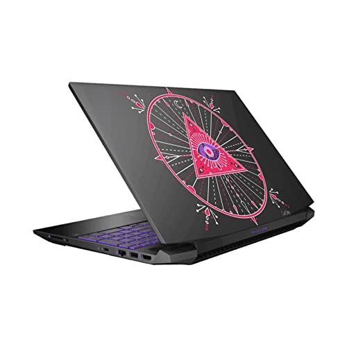 Skin HP Pavilion 15.6 motif Mandala Rose sous licence Cat