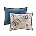 Madison Park Quilt Set Cottage Coastal Design, Starfish Print - All Season, Coverlet Bedspread Lightweight Bedding Layer, Shams, Toss Pillows, King/Cal King(104