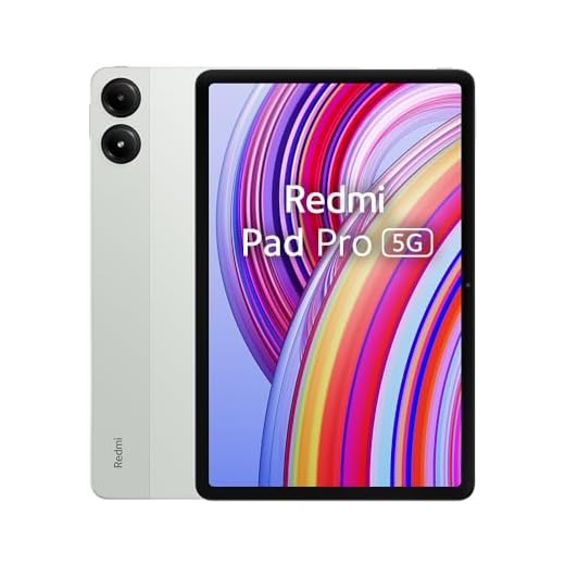Xiaomi Redmi Pad Pro 5G 6+128GB Grün mit Ringhalter, Snapdragon® 7s Gen, HyperOS, 12,1" 120Hz 2,5K augenschonendes Display, 10.000mAh (typ) großer Akku, 33W Schnellladen (2 Jahre Garantie)