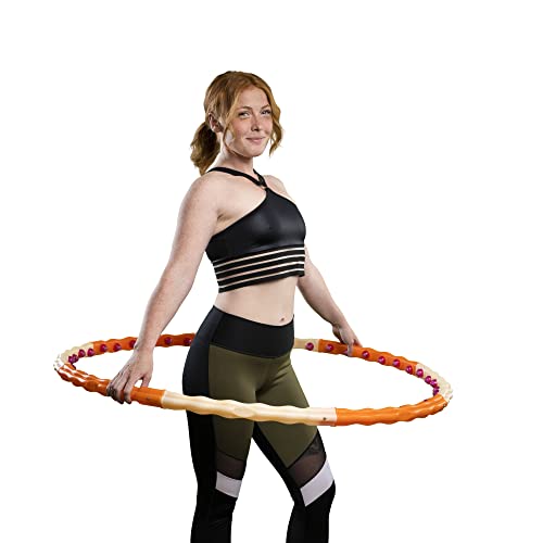 hoopomania Magnetic Hoop [1,2 kg] Hula Hoop de Masaje para hoopers avanzados
