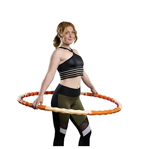 hoopomania Magnetic Hoop [1,2 kg] Hula Hoop de Masaje para hoopers avanzados