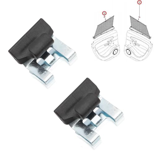 LT Easiyl Lot de 2 clips de poignée de rideau de porte arrière pour