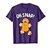 Gingerbread Man Oh Snap Christmas Funny Cookie Baking Gift Short Sleeve T-Shirt