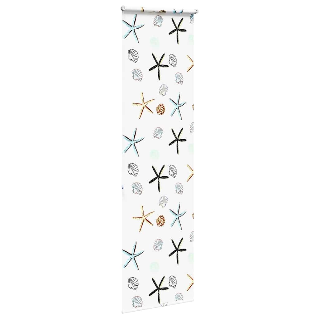 Cortina de ducha enrollable de 70 x 240 cm con tejido PEVA ancho 66 cm, impermeable, protección visual, conector de cadena, montaje versátil con tornillos o abrazaderas para baño, ventanas