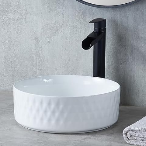 VESLA HOME 14.2" Round Vessel Sink Cover